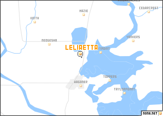 map of Leliaetta