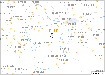 map of Lelić