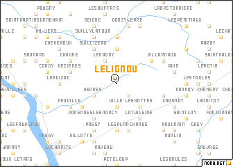 map of Le Lignou