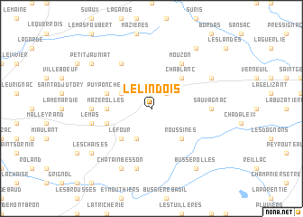 map of Le Lindois