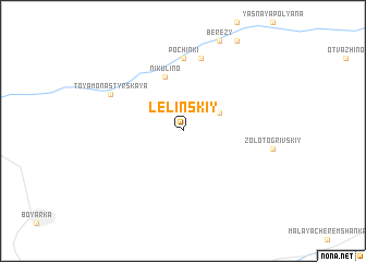 map of Lelinskiy