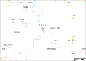 map of Leļi