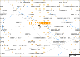 map of Le Long Périer