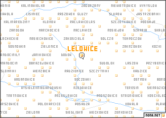 map of Lelowice
