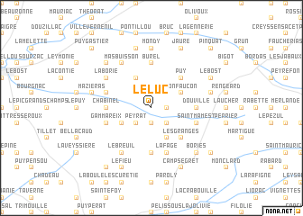 map of Le Luc
