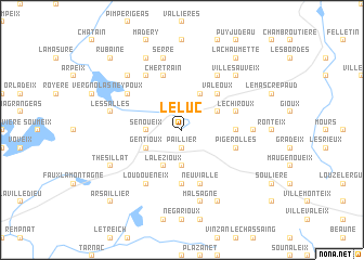 map of Le Luc