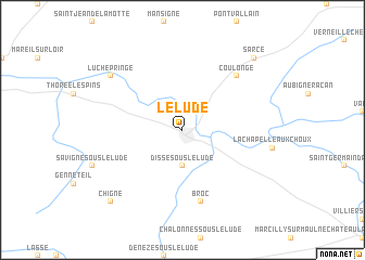 map of Le Lude