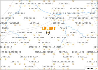 map of Le Luet