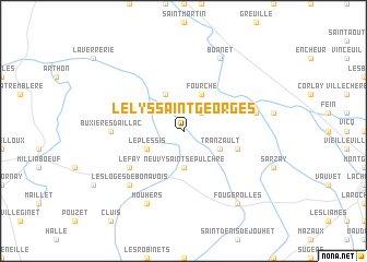 map of Le Lys-Saint-Georges
