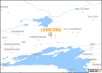 map of Lemacraig