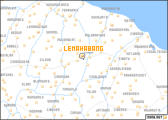 map of Lemahabang