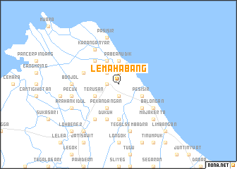 map of Lemahabang