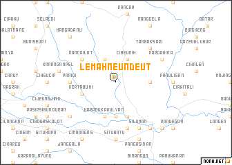 map of Lemahneundeut