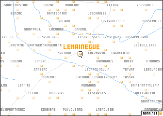 map of Le Maine-Gué