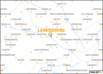 map of Le Maisonniau