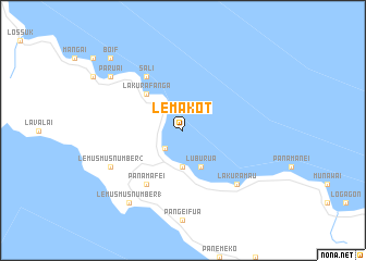 map of Lemakot