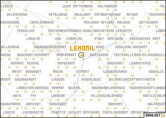 map of Le Manil