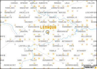 map of Le Maqua