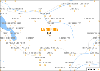 map of Le Marais