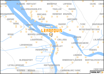 map of Le Marquis