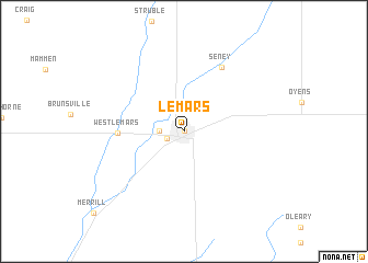 map of Le Mars