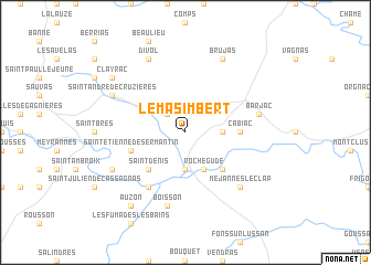 map of Le Mas Imbert