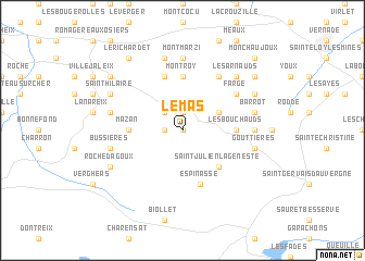 map of Le Mas