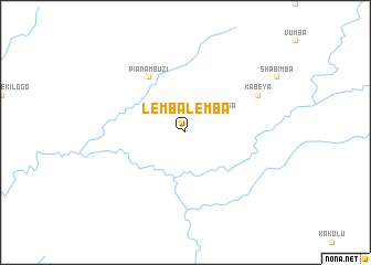 map of Lemba-Lemba