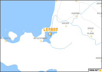 map of Lembar