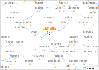 map of Lembas