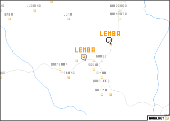 map of Lemba