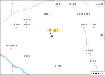 map of Lemba