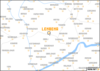 map of Lembema