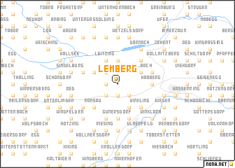 map of Lemberg