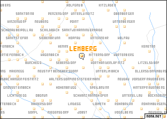 map of Lemberg