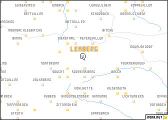 map of Lemberg