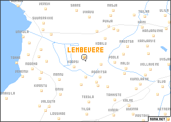 map of Lembevere