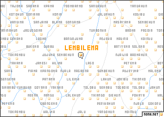 map of Lembilema