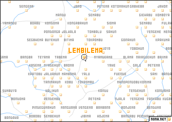 map of Lembilema