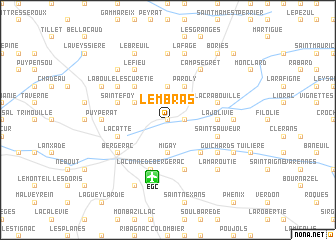 map of Lembras