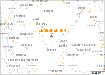 map of Lembursawah