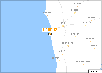 map of Lembuži