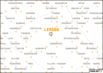 map of Lemdou