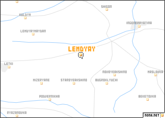 map of Lemdyay