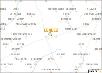 map of Le Méez