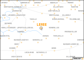 map of Le Mée