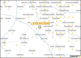 map of Lémèhèkaha