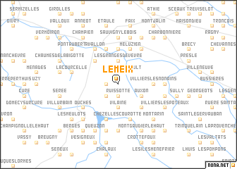 map of Le Meix