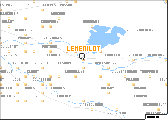 map of Le Ménilot