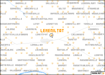 map of Le Méniltat